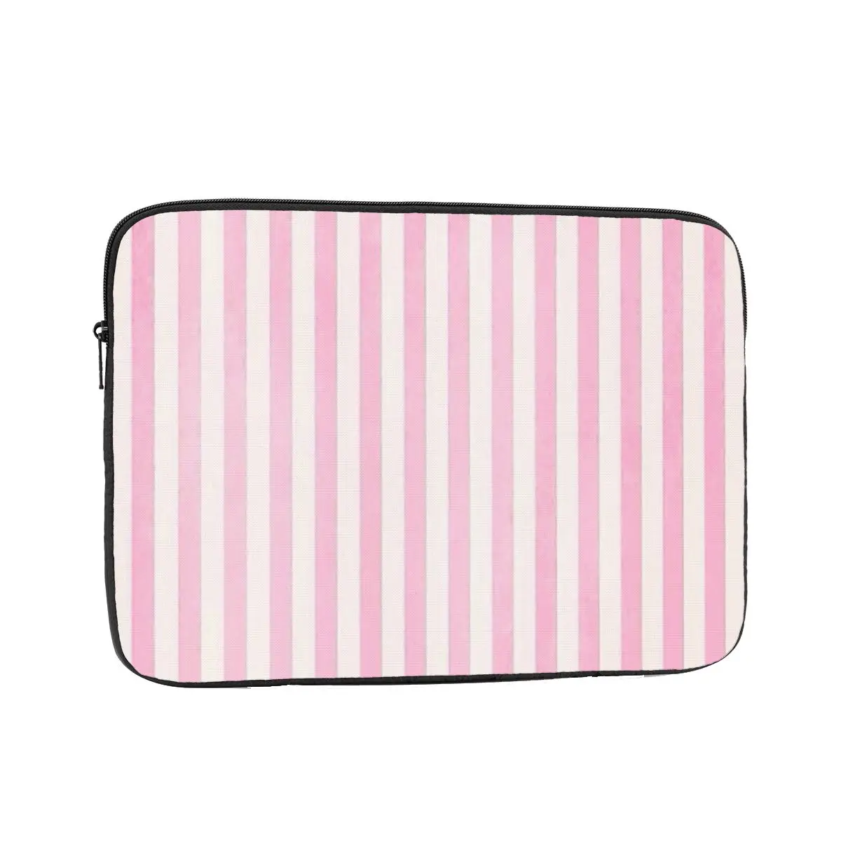 Hellrosa Weiß Gestreifte Notebook-Laptoptasche Hülle Etui 10 12 13 15 17 Zoll Notebook-Schutzhülle Tablet Stoßfeste Tasche