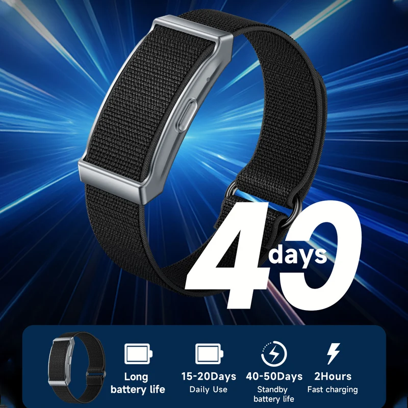 스마트워치 다기능 무화면 손목밴드 건강 모니터링 통화 알림 다국어 방수 팔찌