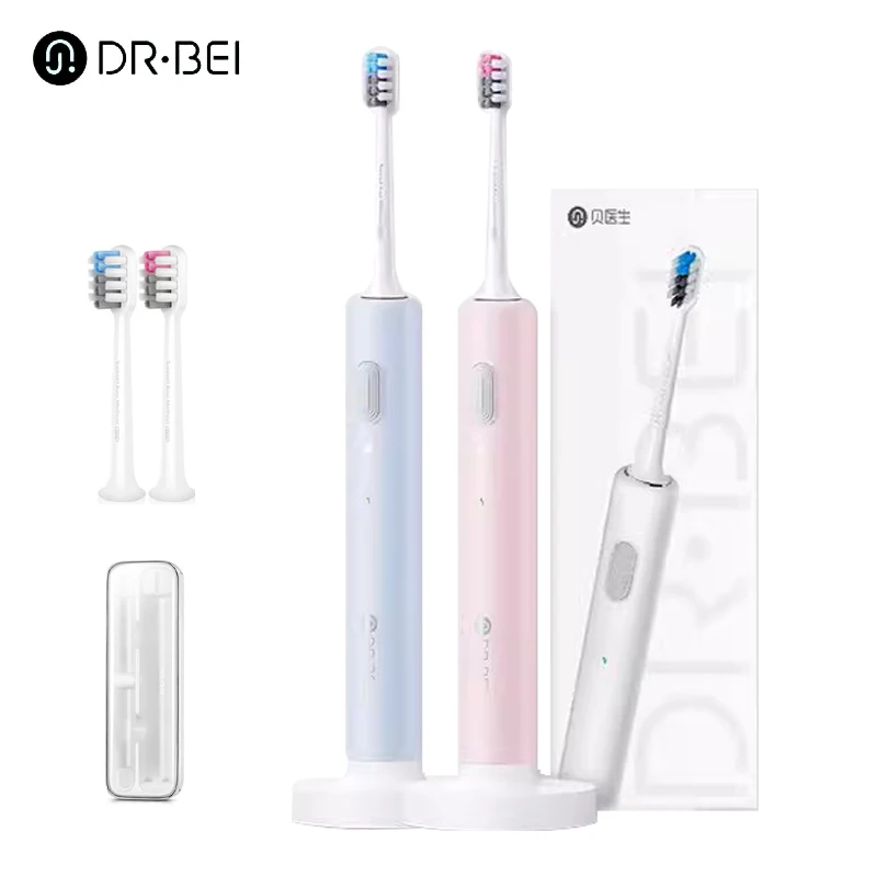 Dr.bei C1 Ultrasonic Sonic Toothbrush Electric Waterproof Gingival Protection Rechargeable Travel Toothbrushes Teeth Whitening