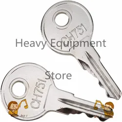 2PCS CH751 RV Keys, Hurd Keys, CH751 RV Camper Trailer Key, CH-751 P0P