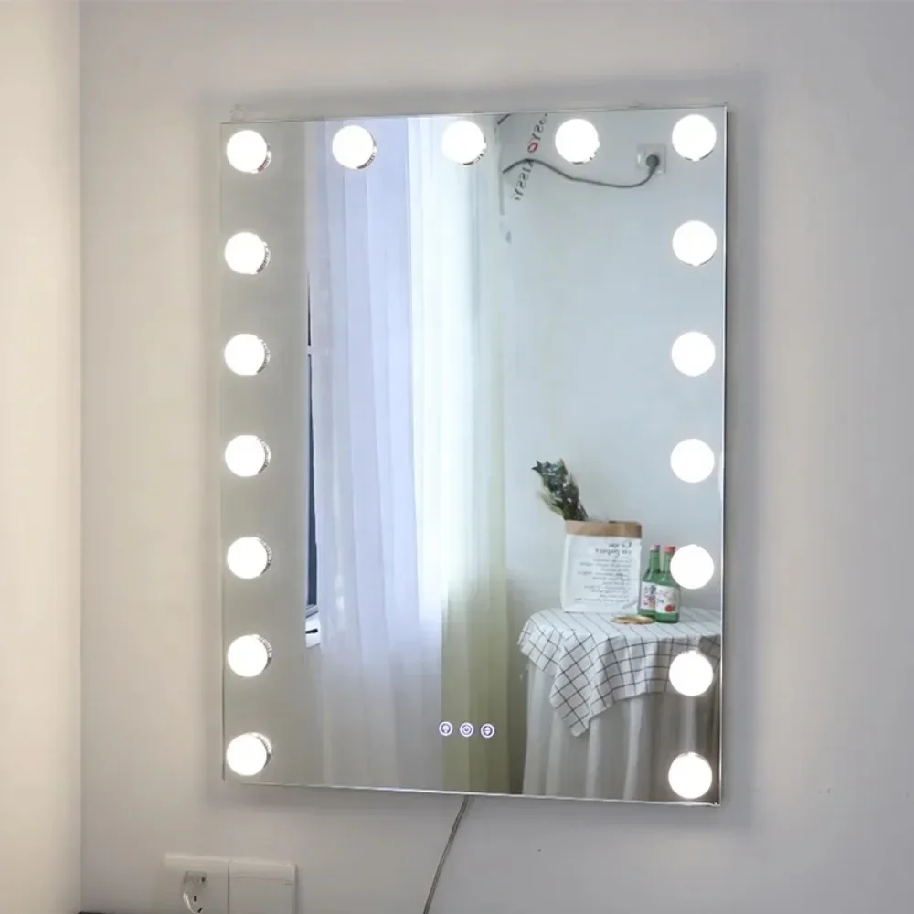 

High Quality Hollywood Mirror with Lights Dressing Table Full 4/8/14 Dimmable Bulbs Led Lighted Table Vanity