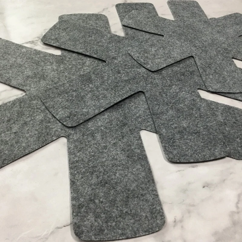 20 Pot Pan Protectors, 5 Sizes Of Gray Felt Pan And Pan Separator Pads, Non-Slip Pan Divider Pads