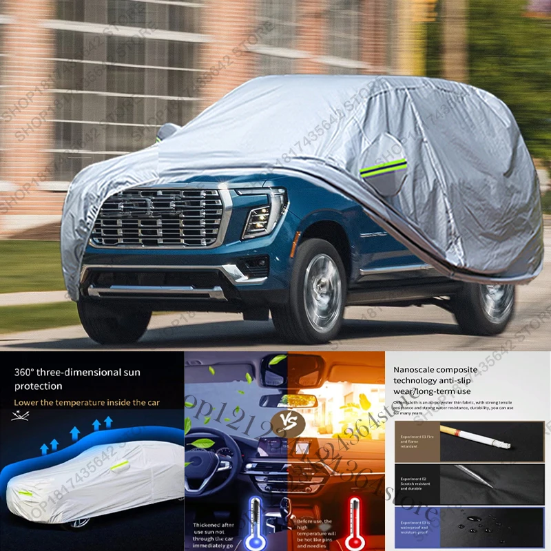 Full Car Cover Compatible with Ford Focus 2011-2018 All-Weather Sun Rain UV Dust Proof Rain Outdoor Indoor Protect