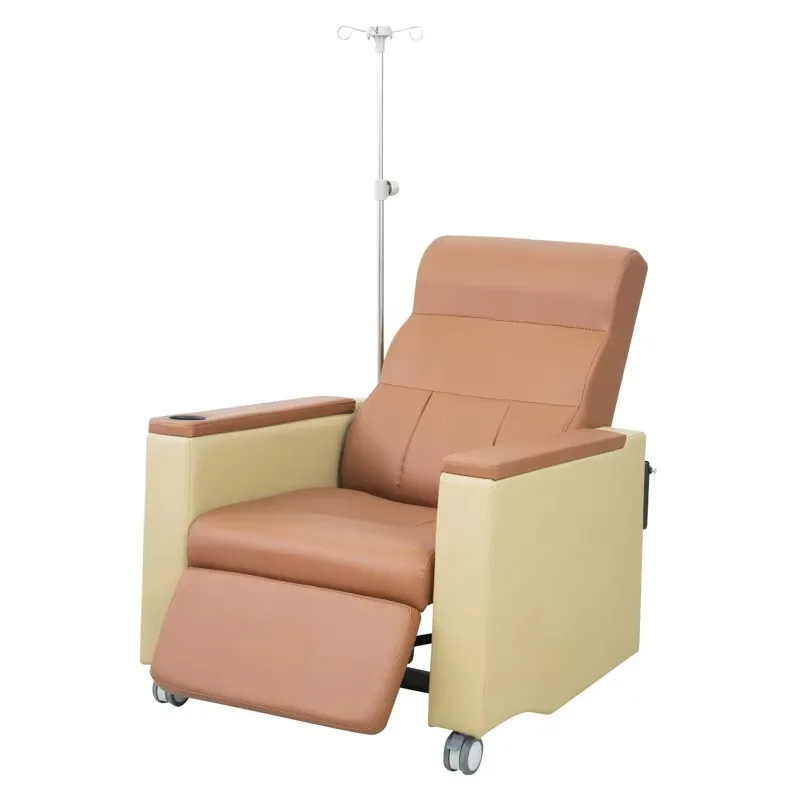Hospital Furniture IV         Chair Manual Dialysis Chair Medical Recliner Sofa Chair