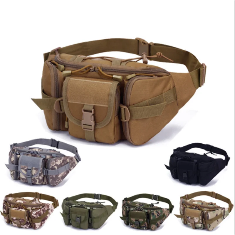 Multifunctional Waist Bag Hip Bag Men Waist Pack Pouch Camping Hiking Climb Outdoor Sports Hip Bum Belt Bag