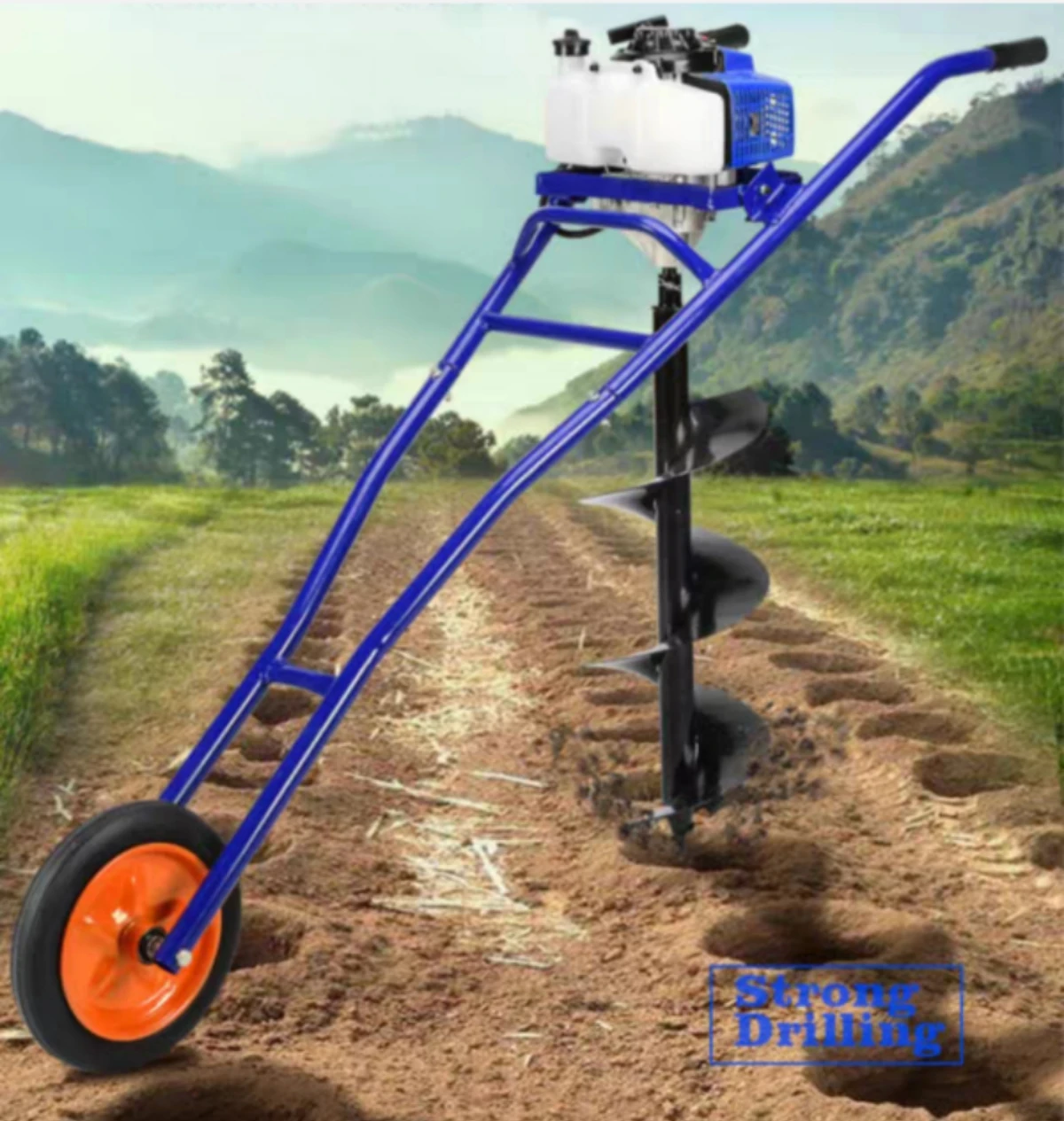 One Stop Solution Earth Auger Drill Soil Planting Fruit Trees Wood Portable Earth Augers