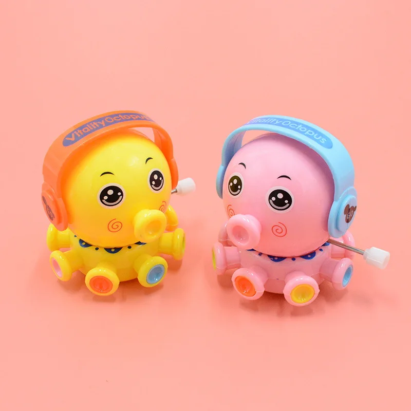 New Clockwork Toy Children\'s Cartoon Winding Creative Rotating Octopus Puzzle Small Animal Baby Gift