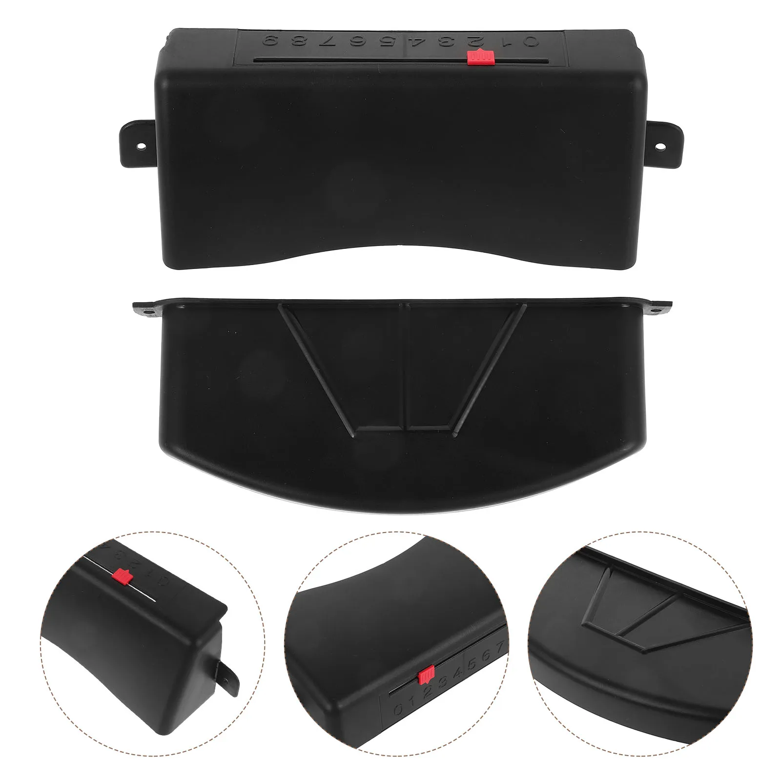 

2Pcs Foosball Accessories Compact Plastic Case for Table Football Replacement Parts Easy Maintenance Durable Design