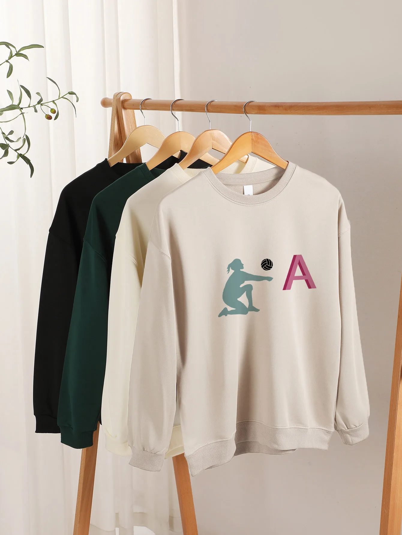 

Новый год лошади, осенне-зимний свитшот Lucky 2026, подарок, сохраняющие тепло, одинаковые толстовки с длинными рукавами, пуловер