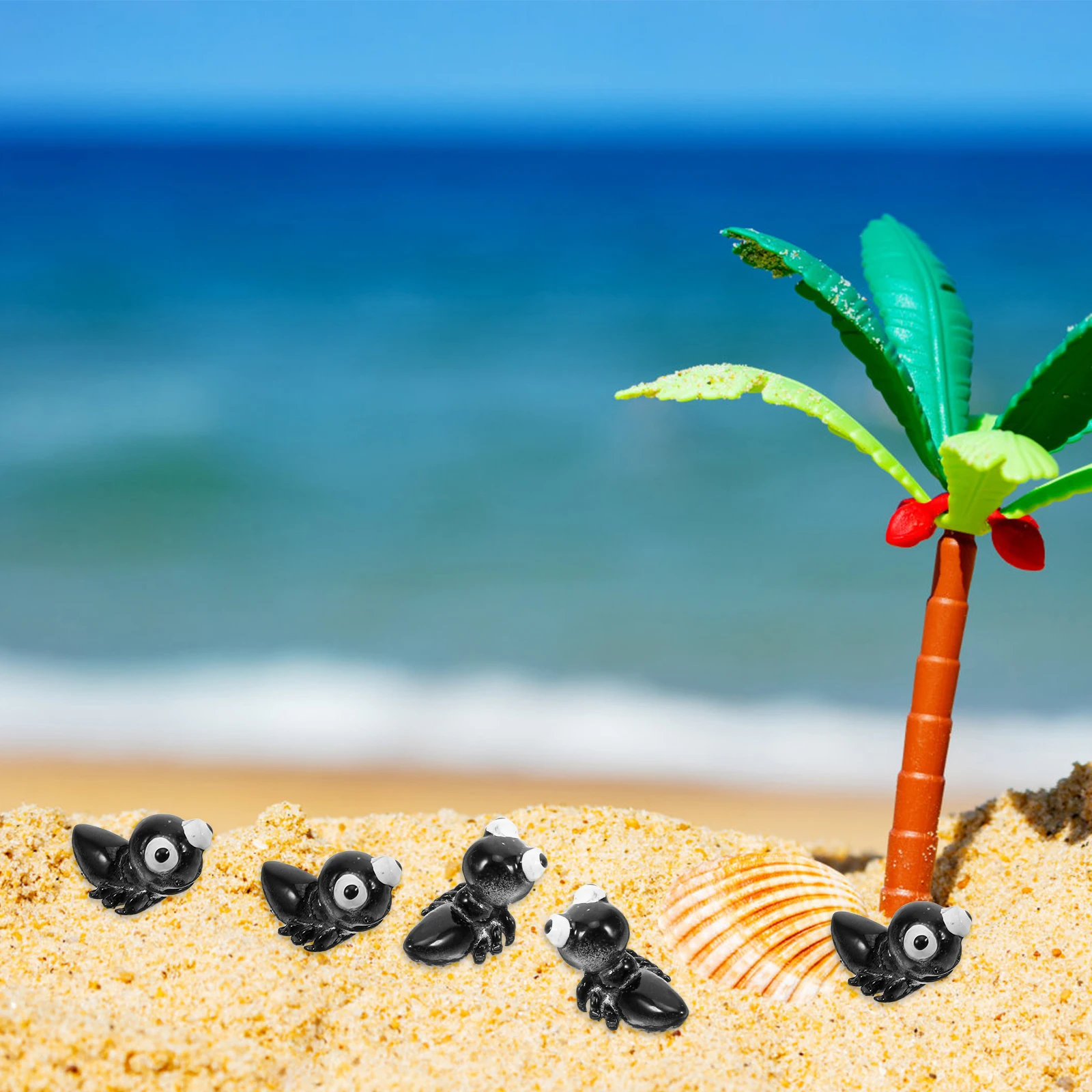 

20 pcs Resin Ants Miniature Figurines Cute Animal Statues Micro Garden Decor Tiny Bonsai Accessories Simulation Insect s