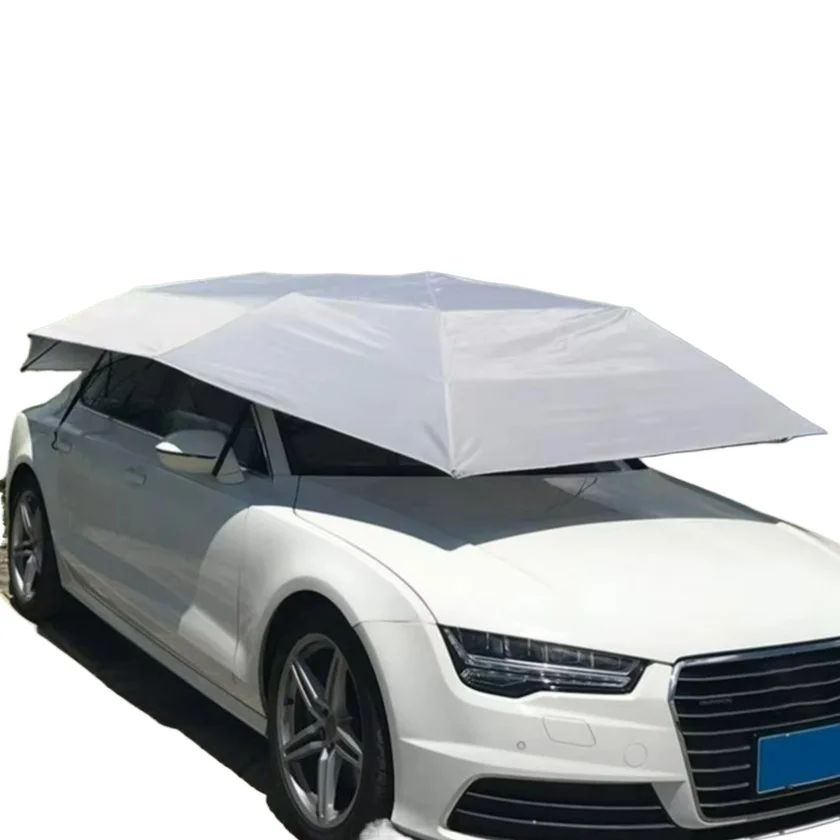 New Folding Sunshade Hail Protection Automatic Car Umbrella 3.5M*2.2M