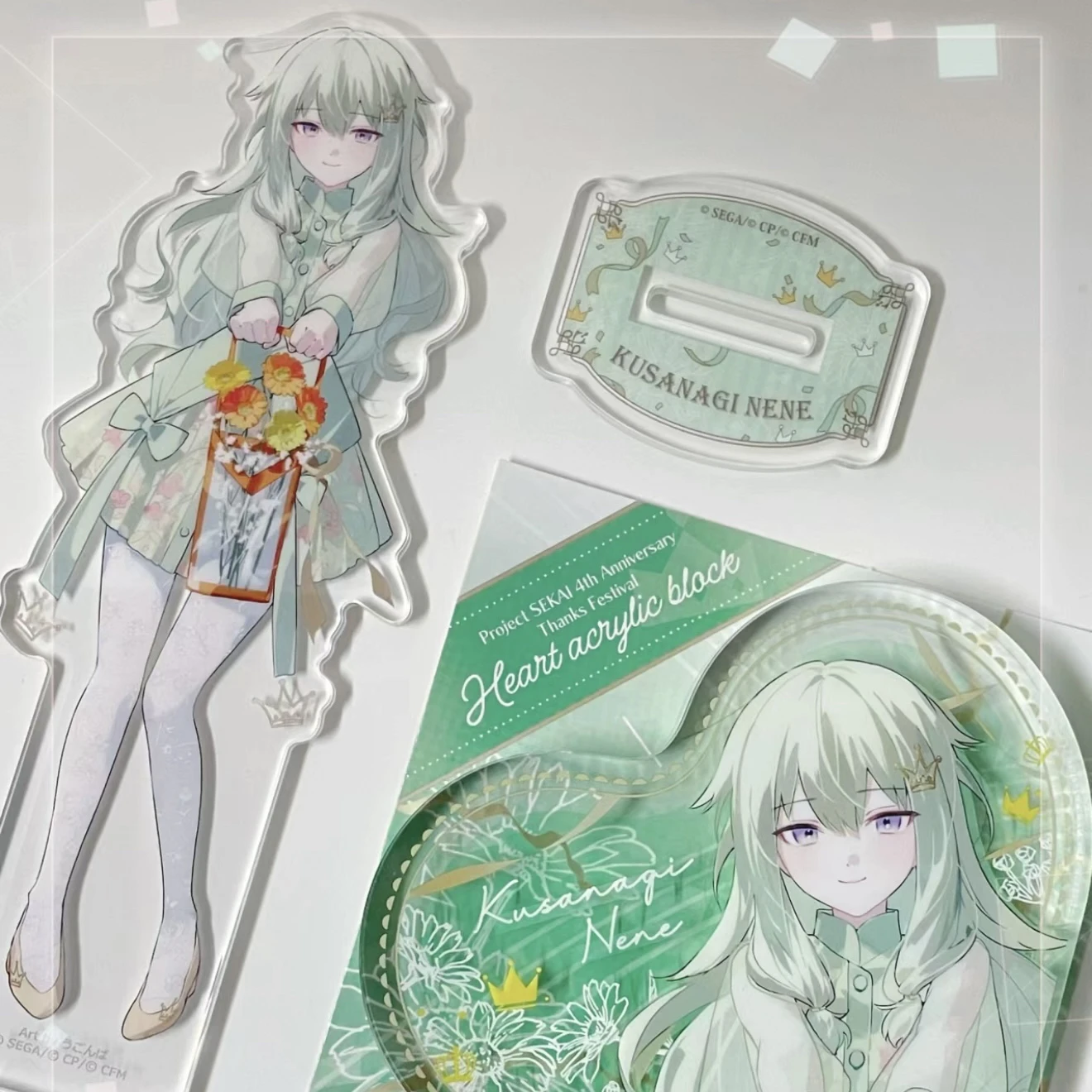 

Project Sekai Kusanagi Nene, акриловая подставка для косплея, мультяшная модель, украшение для тарелки, значок на стол, брошь, фигурка, подарок на Хэллоуин