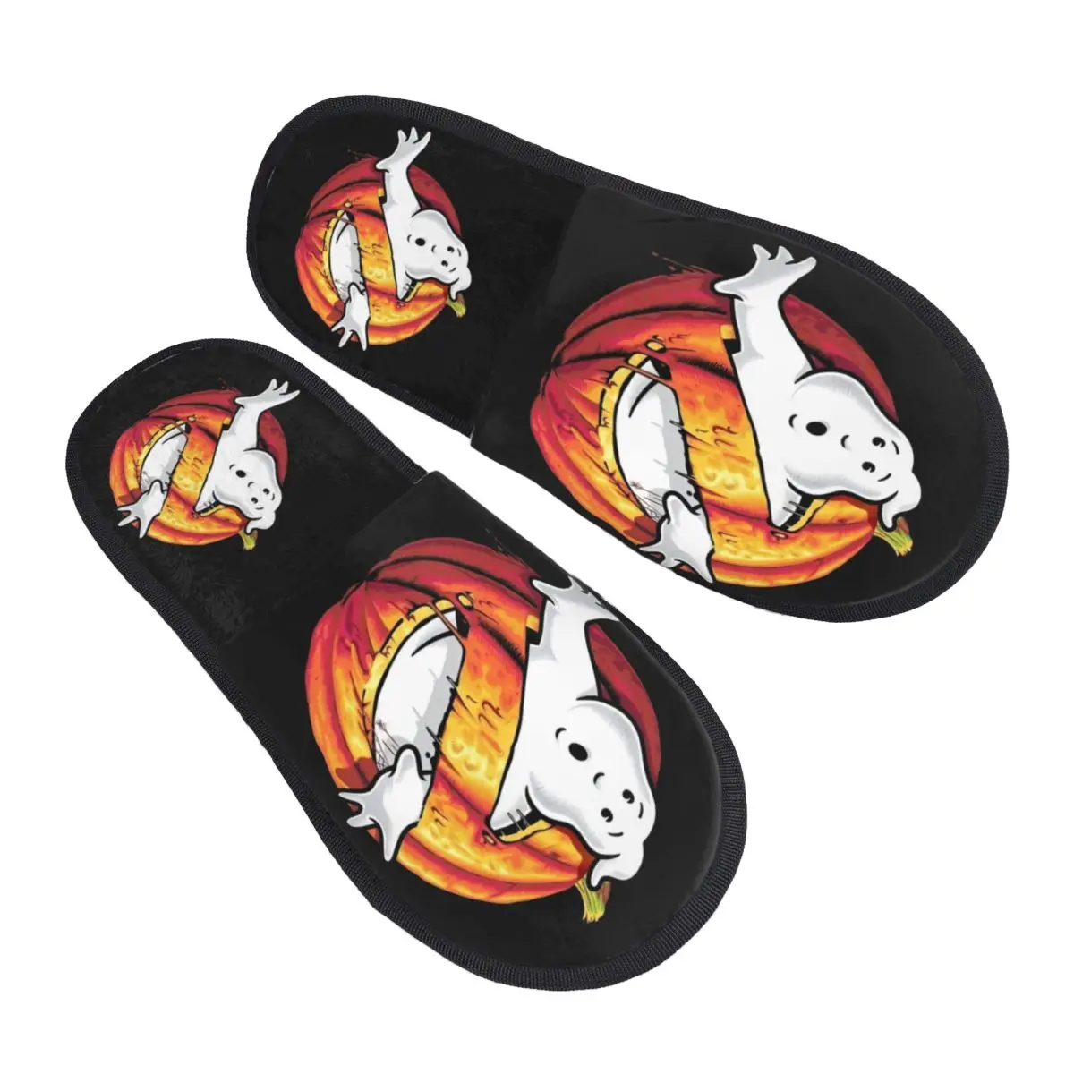 

Custom G-Ghostbusters Memory Foam Slippers Women Cozy Warm Supernatural Comedy Film House Slippers