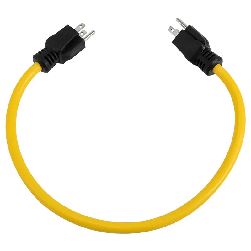 

Адаптерный шнур B03C для генератора NEMA 5-15P для переключателя питания, удлинительный адаптер (3-контактная вилка, 12AWG, 125V)