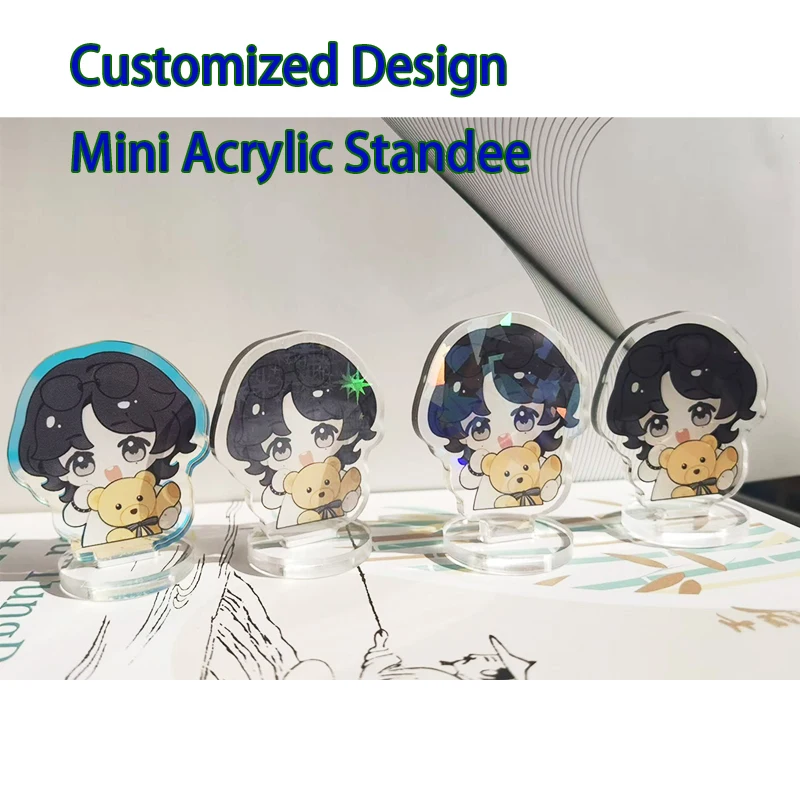 Professional design Mini Standee  AnimeHolographic Cute Star Film Mini standee For GiftsClear Acrylic Charm Cartoon Professional