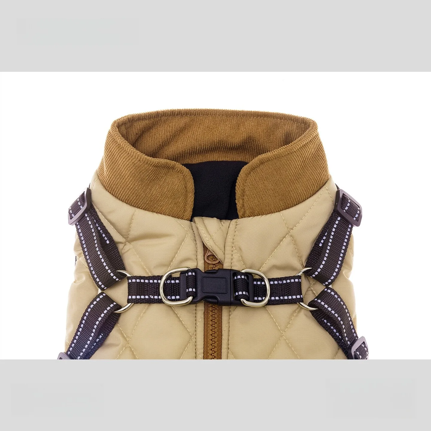 Cat and dog clothes, winter down jackets, fleece thermal vests, vests can be towed