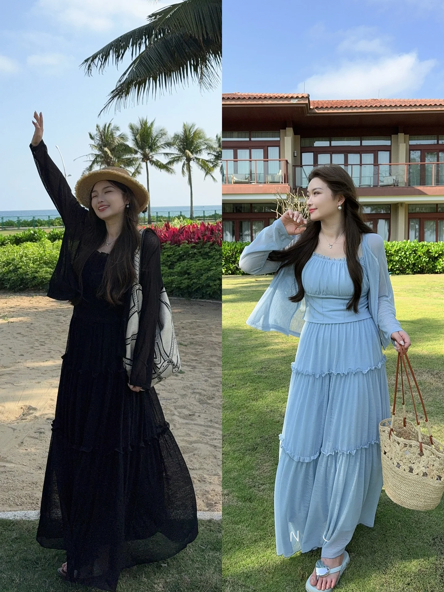 

Slimming Effectiveness Large Size Women's Fashion Set Cardigan Vest Skirt Three Piece Set High Waist Loose Fit Casual Wear