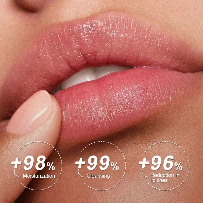 Lippenbalsem Verwijderen Donkere Vlekken Pigment Snel Lichter Roze Lippen Crème Hyaluronzuur Lippen Exfoliëren Dode Huid Witter Vochtinbrengende Verzorging