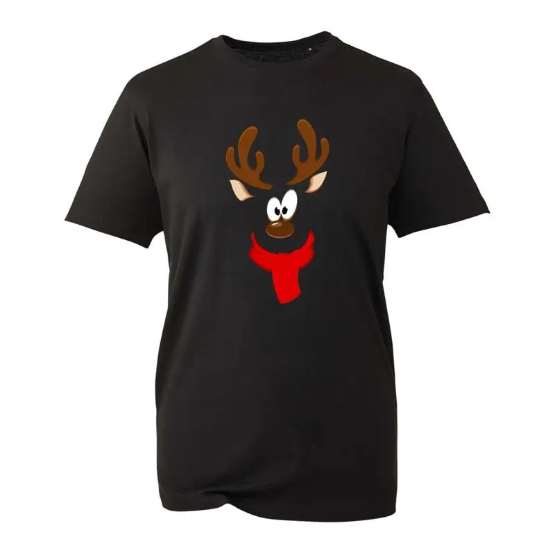 

Reindeer Christmas T Shirt Animal Funny Santa Cap Ugly Xmas Day Top