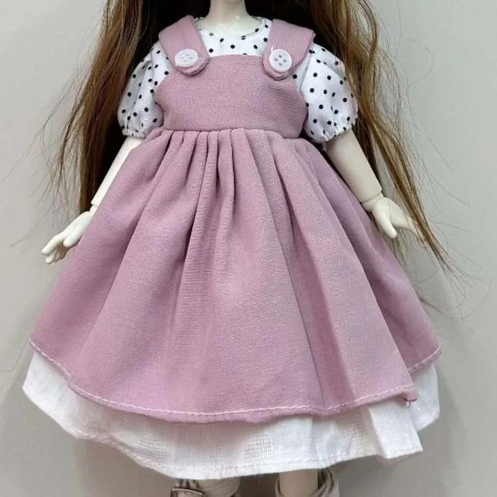 Robes décontractées à la mode, robes élégantes, vêtements de fête humanoïdes, 30cm, tissu en coton, jupe de princesse faite à la main, 1/6 BJD
