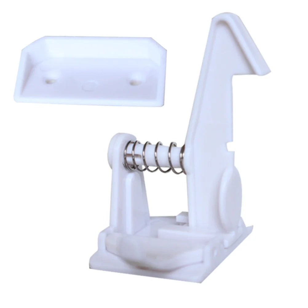 5 قطعة أقفال درج خزانة سلامة الطفل تركيب لاصق عادة فتح وظيفة لزجة قاعدة أقفال خزانة المفاتيح