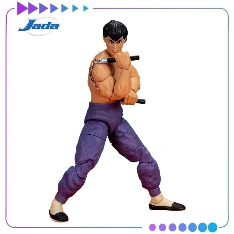 

【Оригинал】Jada Toys Ultra Street Fighter II: The Final Challengers Fei Long 2024 SDCC, масштаб 1/12, экшн-фигурка, модель игрушки