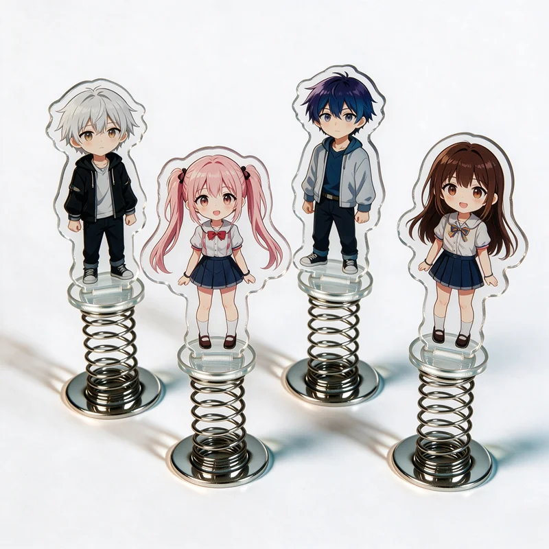 Custom Funny Desk Shaker Standee Acrylic Customizable Cute Clear Own Photo Stands For Table Ornaments Car Dashboard Decorations view 6