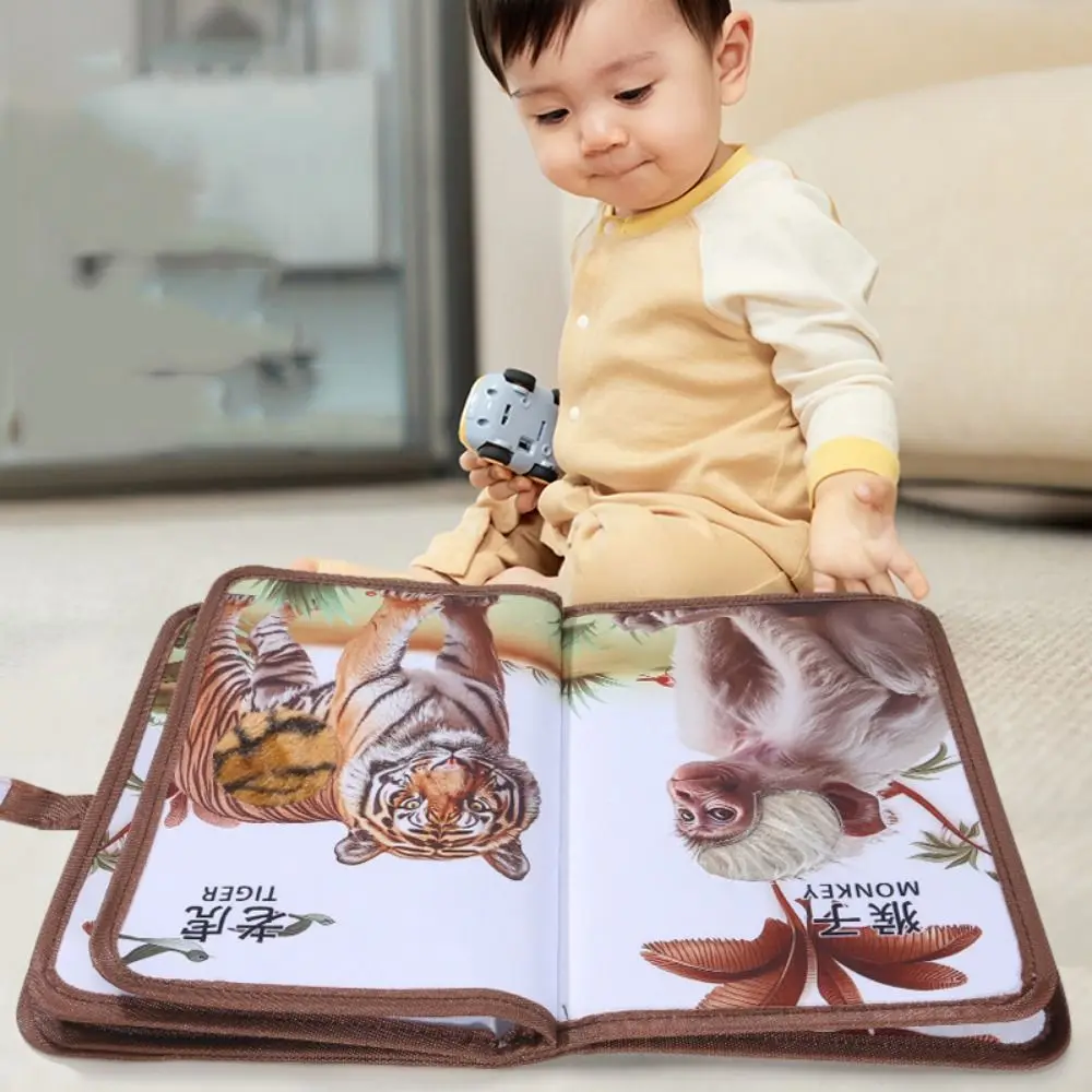 

Touch The Book Puzzle Felt Book Cows Farm 3D Montessori Felt Cloth Book Stereoscopic Cartoon Animal