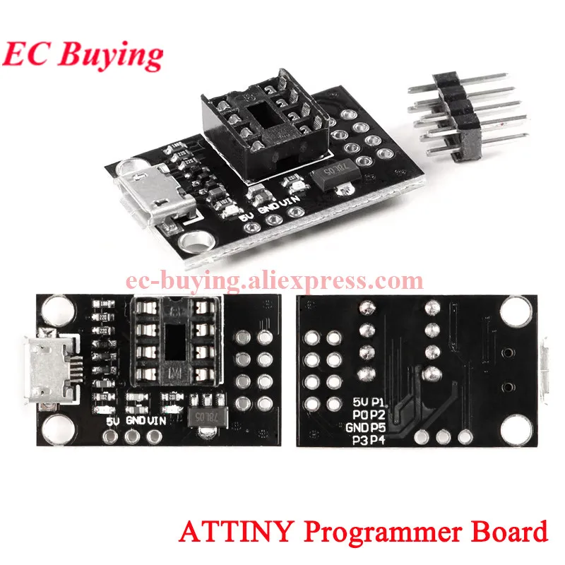 10pcs/1pc ATTINY ATTINY88 Development Programmer Board Module ATtiny13A/ATtiny25/ATtiny45/ATtiny85 Programmer Editor Micro Usb
