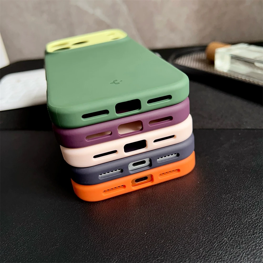 Spigen Fit MagFit Hide Magnetische Flüssigsilikonhülle für iPhone 17 Pro Max Air für MagSafe Kabelloses Laden Stoßfeste Abdeckung – Detail 20