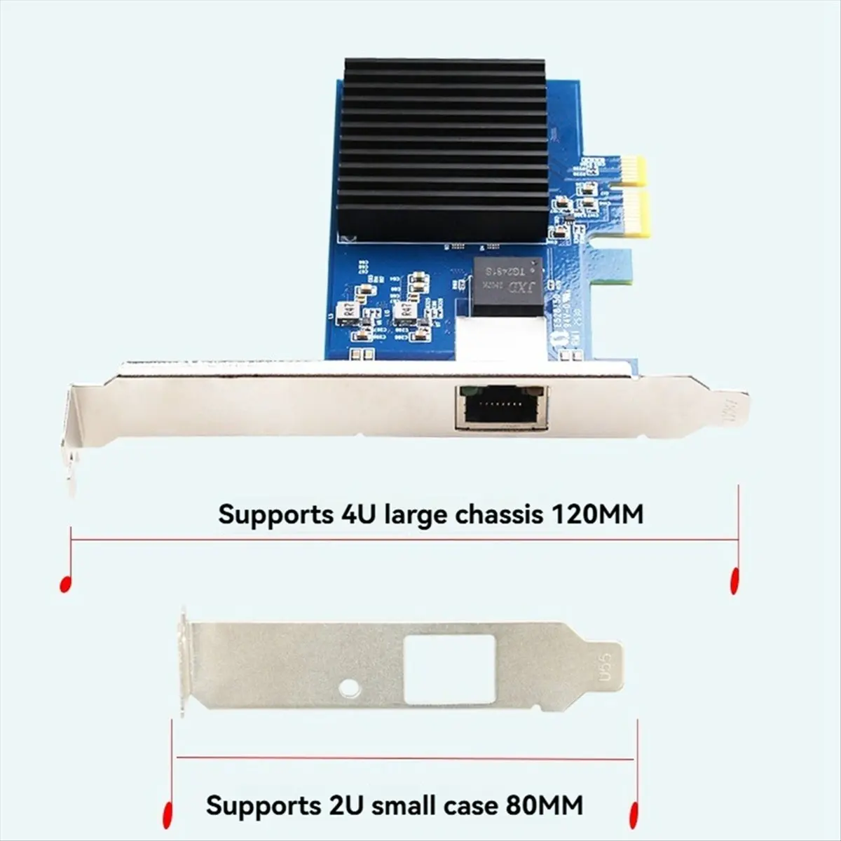 

[ABPO] Сетевая карта PCIe NIC 10 ГБ с одним портом RJ45, чип RTL8127, карта сбора зрения PCI- Express X1 для Win10/Win 11