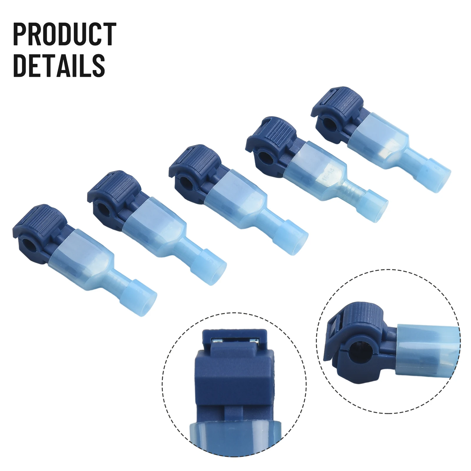 Splice Wire Connector Terminals Wire 1.75-2.5m㎡ 25 Set 25*Male Spade Boundary Cable Connector Docking For Robot