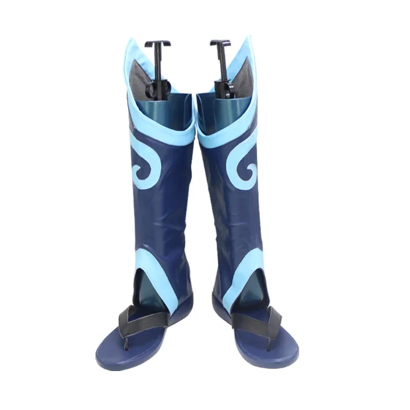Spiel LOL Spirit Blossom Riven Cosplay Schuhe PU Leder Schuhe Halloween Karneval Stiefel Cosplay Requisiten Nach Maß