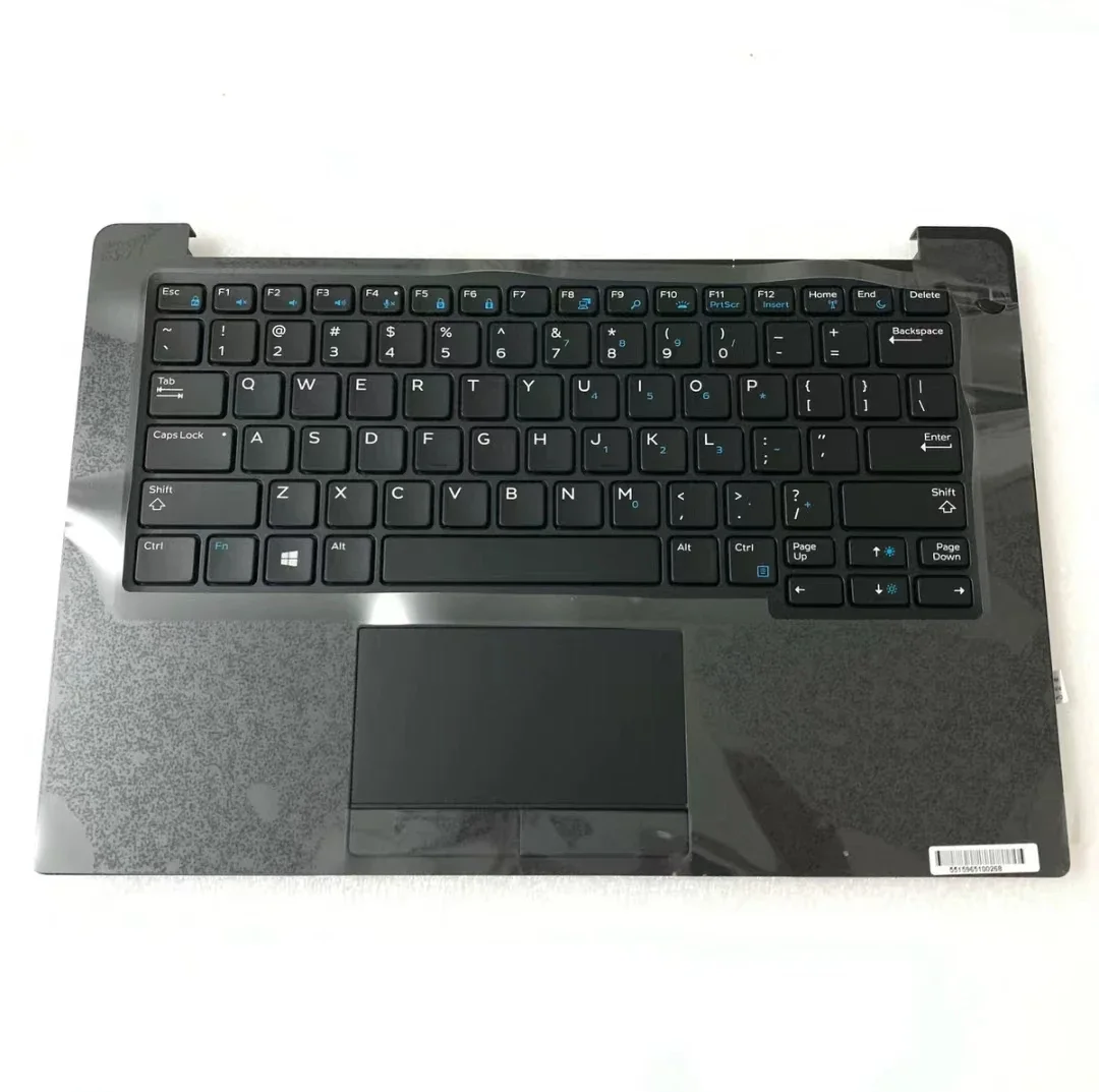 New Original For Latitude 7280 7290 7380 7390 Laptop Palmrest Upper Case With Backlit keyboard Touchpad mouse button 0PVP3V