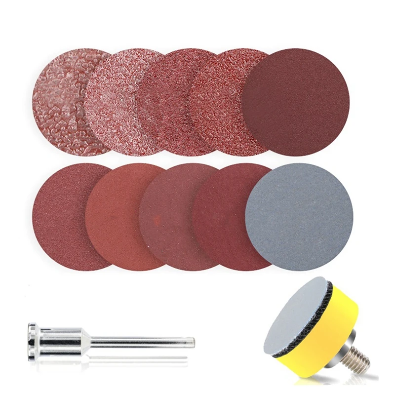 

Retail Sandpaper Disc Kit 102Pcs Polishing Wheel With Abrasive Polish Pad Plate For Sander Tool Sanding Paper