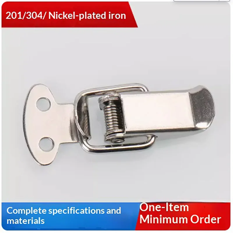 Aviation Leather Case Accessory Spring Box Duckbill Buckle Lock - Durable Strap Fastener for Bags And Cases