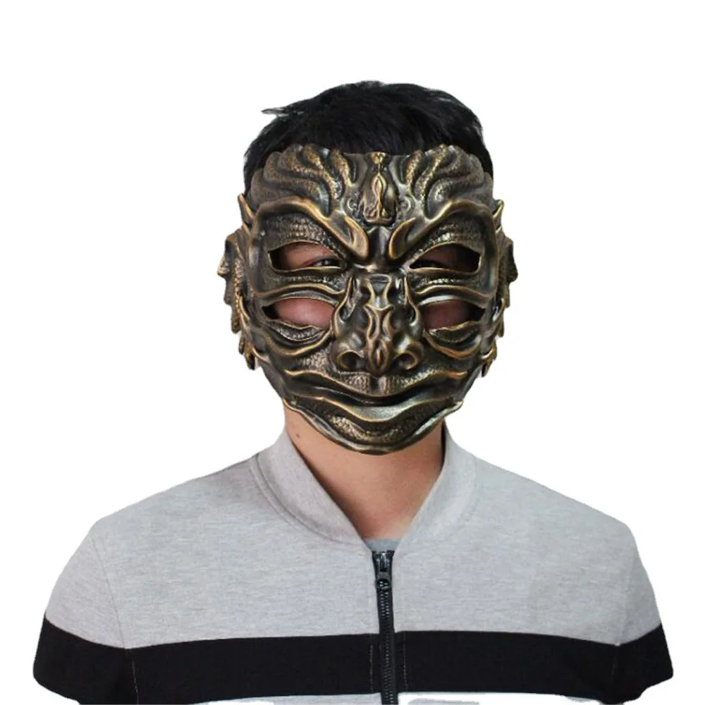 

Four Eyed Demon Mask Role-Playing Dress up Dance Performance Resin Face Sheet Halloween Cosplay Prop Party Masks