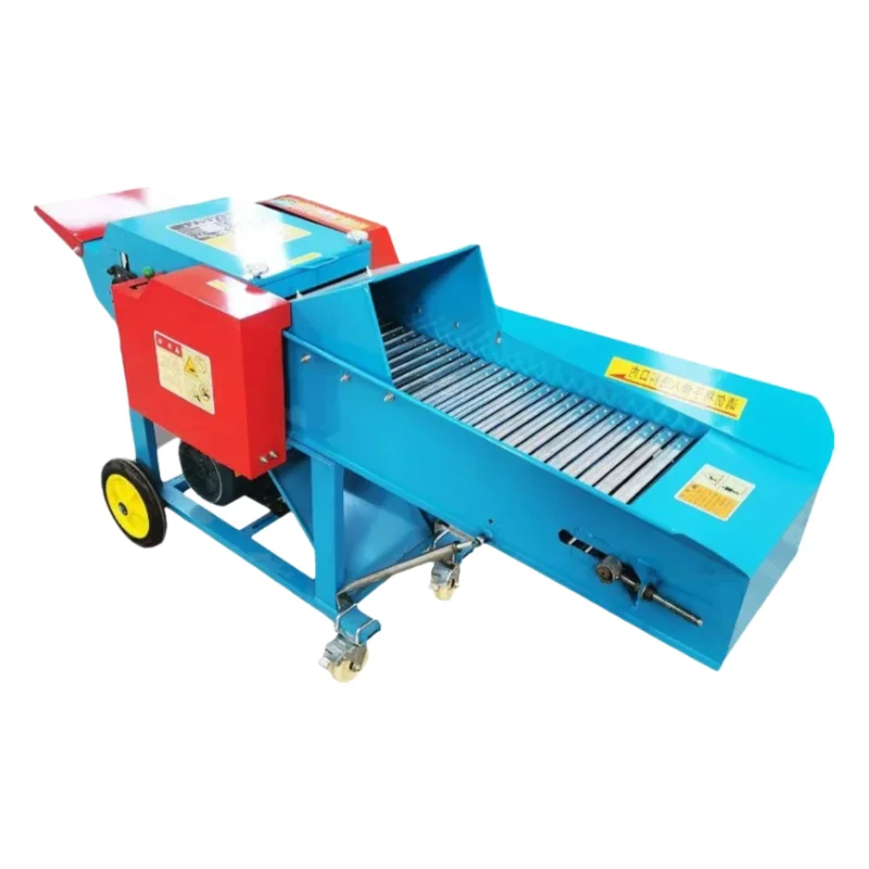 Straw Crusher Machine - Grass Shredder & Poultry Feed Maker for Small-Scale Farm Daily Use