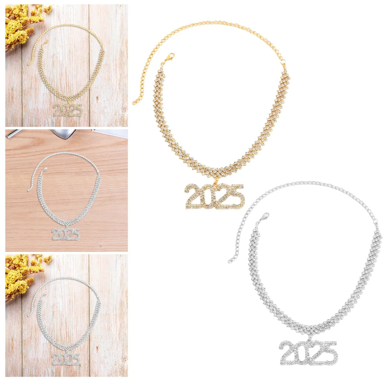 

Ожерелье со стразами 2025, женское ожерелье для дня рождения, подружки невесты