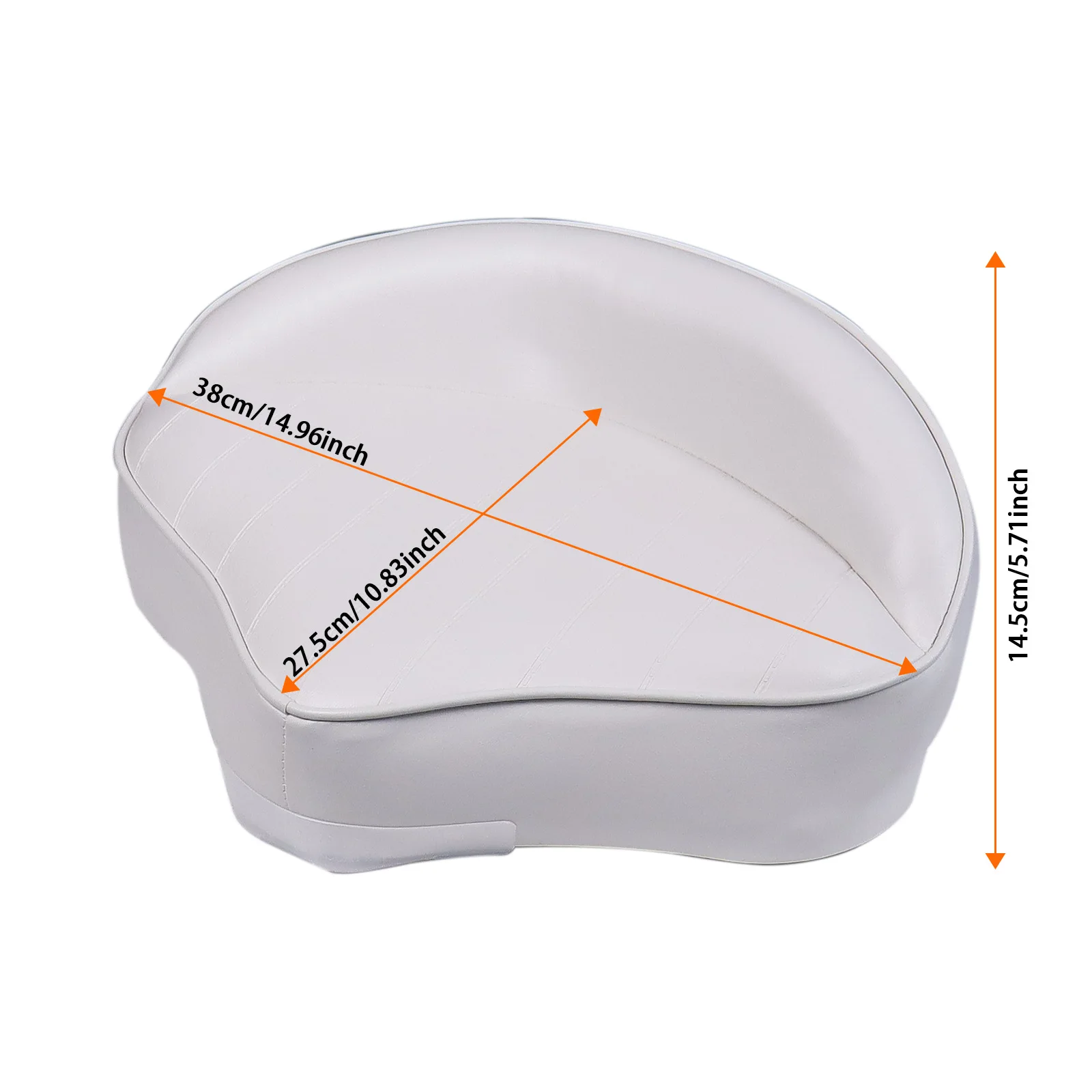 MARINE Waterproof Sunscreen PVC Leather Boat Seat Triangle Fishing Chair for Yacht Speedboat Outdoor Marine Accessories