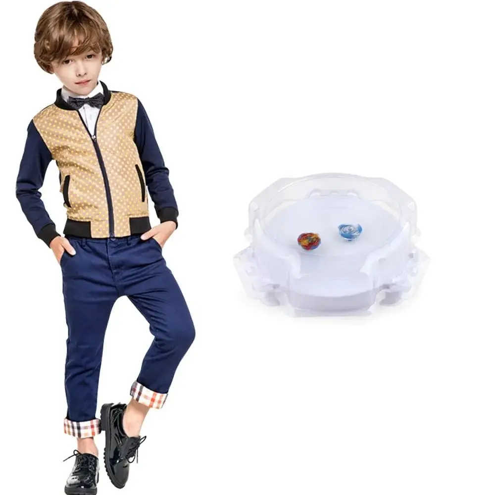 Portable Large Spinning Top Board Spinning Top White Stadium Durable Battle Arena Kid Gift view 5