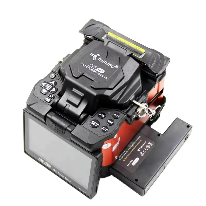Tumtec 16s Automatic Intelligent Fiber Optic Splicing Machine Ftth Fttx Active Cladding Alignment for FTTH