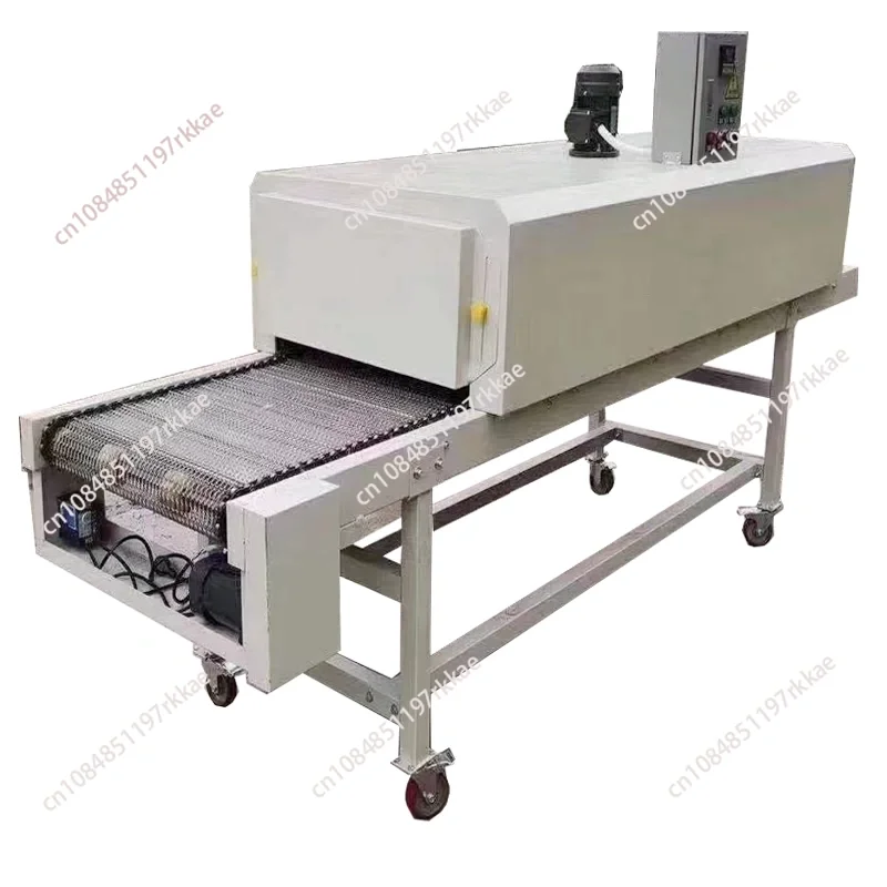 

High Temperature Tunnel Oven Stainless Steel Mesh Belt Dryer Food Production Line Conveyor Screen Printing and Spray Coating
