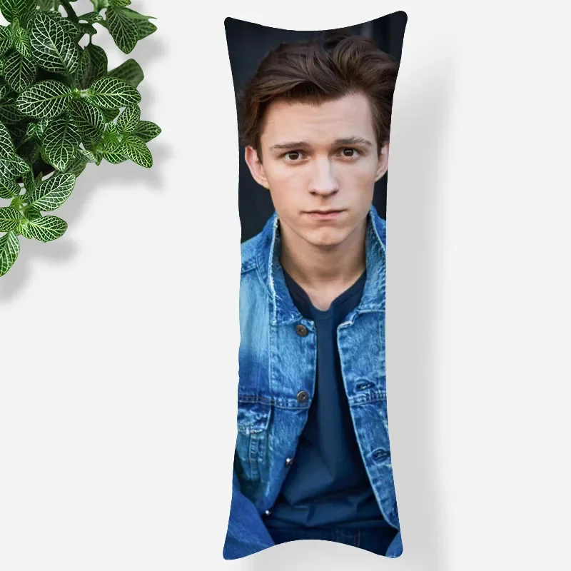 Federa per cuscino lunga Tom Holland di grandi dimensioni fodera per cuscino decorativo per il corpo carino di moda per federe per biancheria da