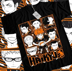 Summer New Women's Short Sleeve Haikyuu T-Shirt Volleyball Kuroo Tetsurou Kozume Kenma Anime Shirt All Sizes