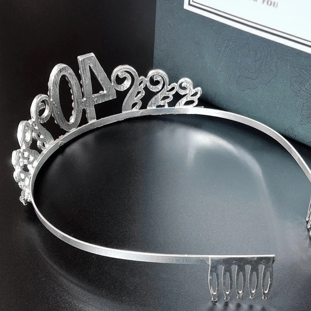 

Bridal Crown Elegant Hair Band Rhinestone Headdress Delicate Headwear Wedding Tiara Lightweight Durable Hairstyling Tool