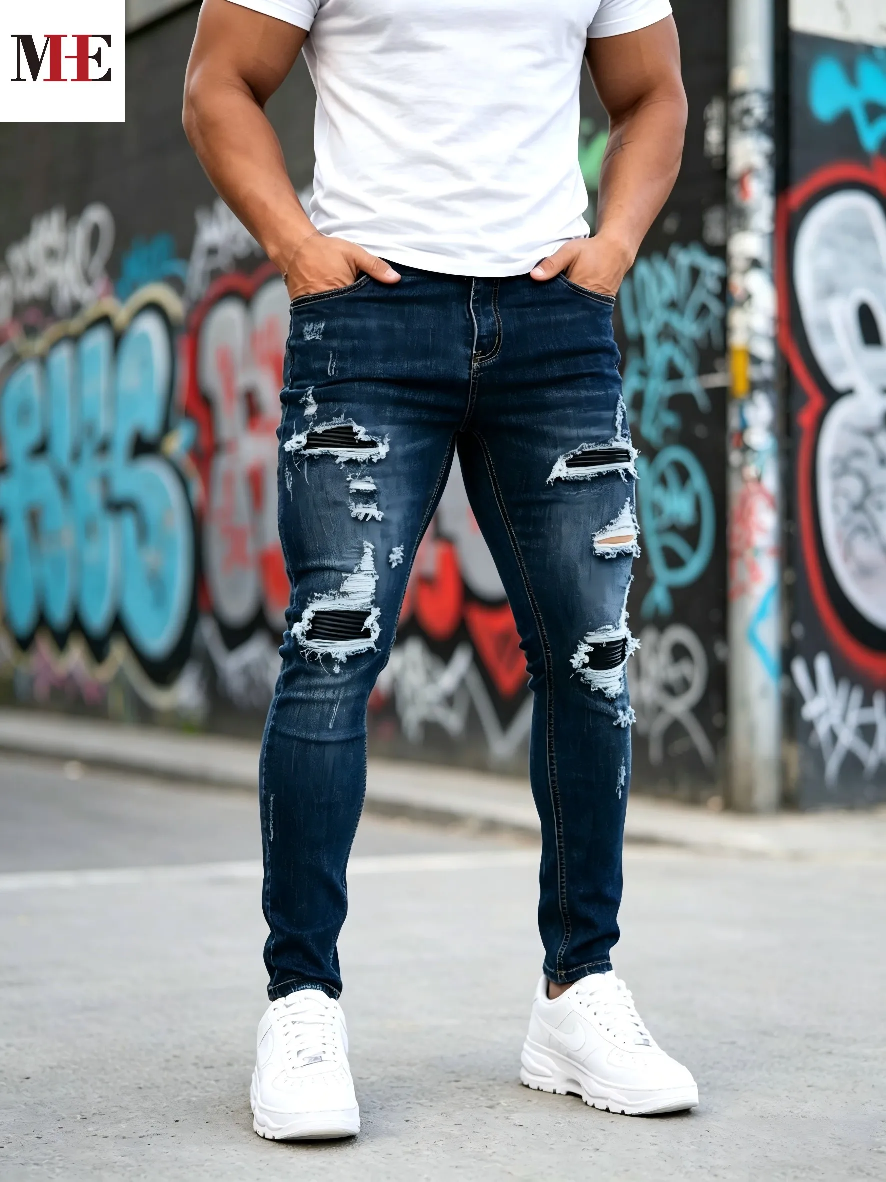 HME Men's Casual Denim Pants, - Skinny Jeans Ripped review and price