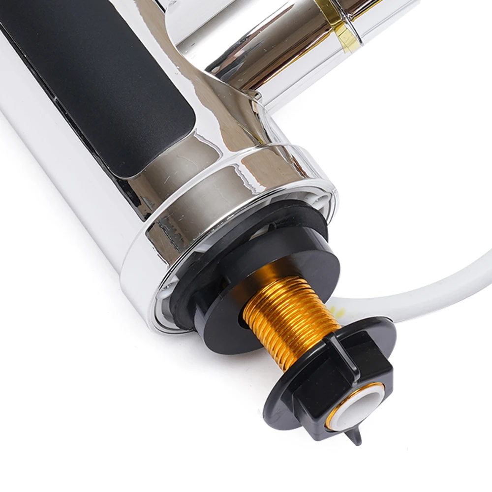 220V 300W elektrischer Wasserhahn mit kontinuierlichem Warmwasser bereiter, 15-50 Grad C Temperatur bereich, 360 ° drehbarer Wasserhahn für Küche,