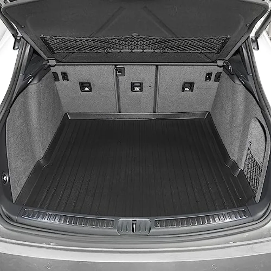 

Premium Cargo Liner for Porsche MACAN 2015-2026- 100% Protection - Custom Fit Car Trunk Mat - All-Season Black Cargo Mat - Lase