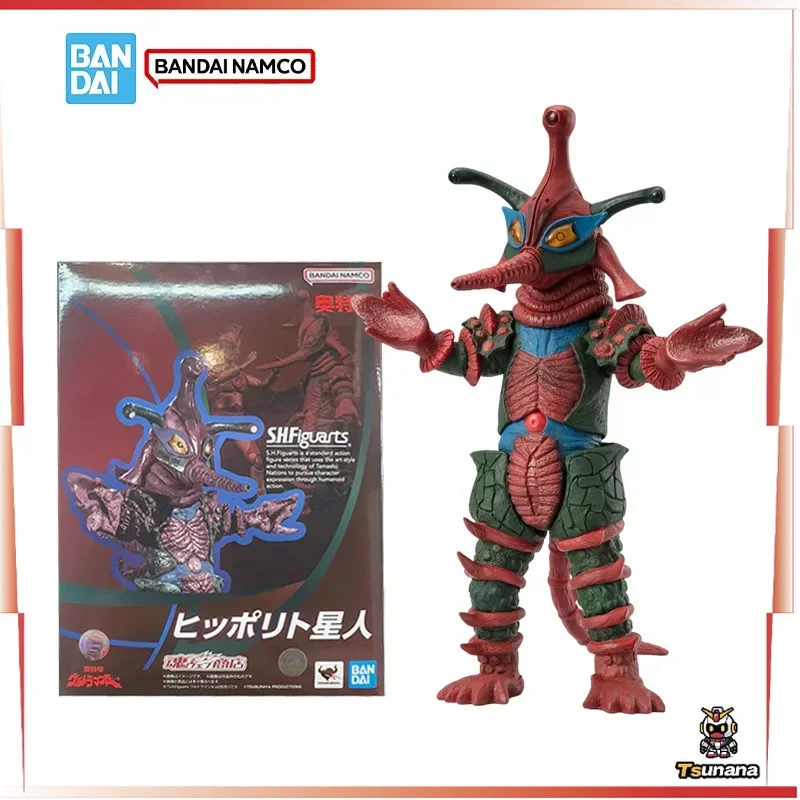

Bandai Original Genuine Figure Ultraman Ace Model Kit Anime Figures SHF Alien Hipporit Collection Action Figure Model Toys Gifts